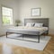 Flash Furniture King Gray Wash Herringbone Adjustable Headboard MG-97881-KHB-K-GRWSH-GG - alternate 5